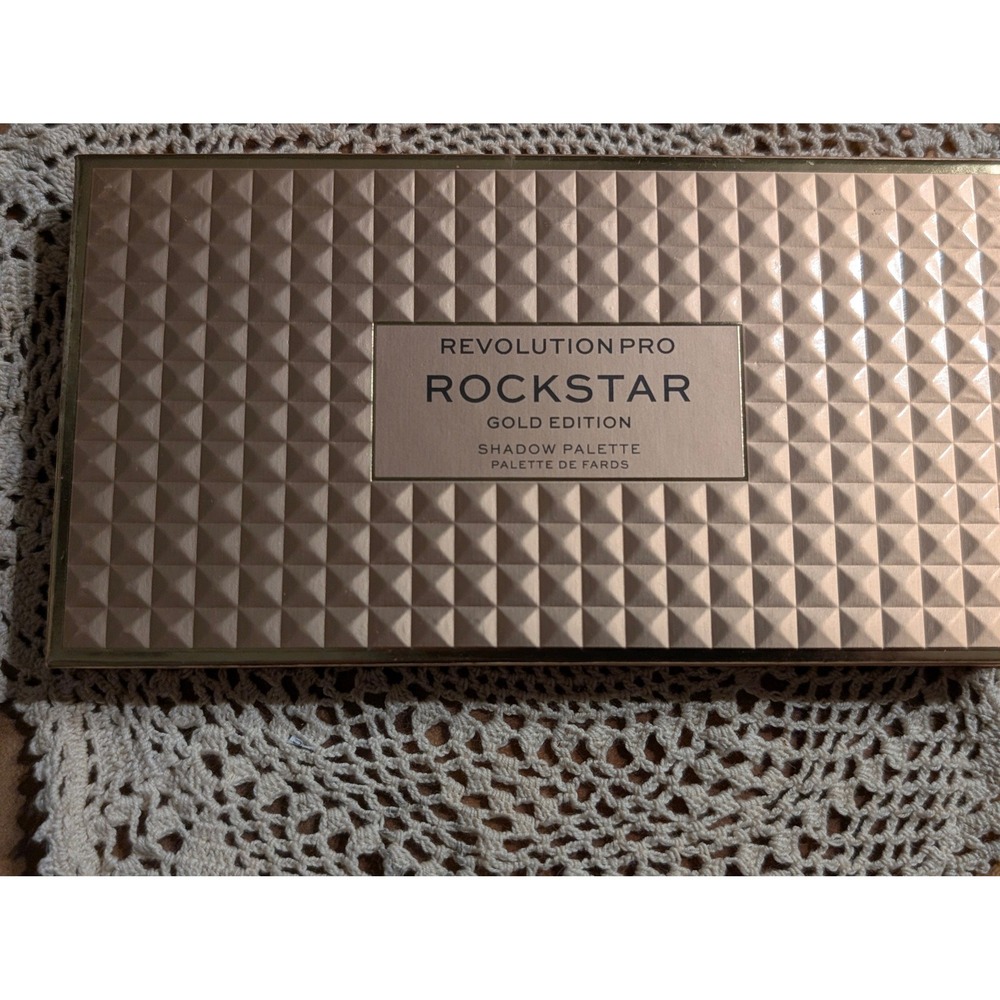 Revolution Pro Rockstar Gold Edition Shadow Palette 18 Shades Shimmer Matte NEW